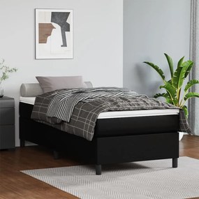 Giroletto Nero 90x200 Cm İn Similpelle /