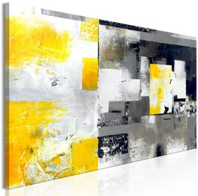 Quadro Sun Mine (1 Part) Narrow  Colore Giallo, Dimensioni e Misure 120x40