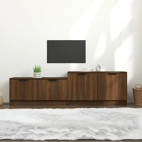 Mobile Tv Rovere Marrone 158,5x36x45 Cm İn Legno Multistrato /