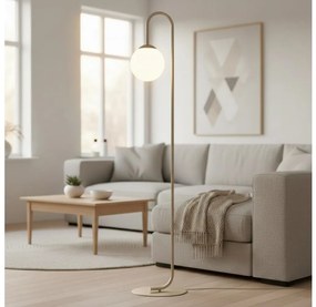 Lampada da terra FLOR 1xE14/10W/230V beige