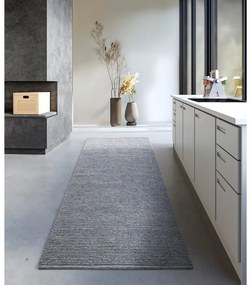 Passatoia grigia in lana tessuta a mano 80x200 cm Francois - Villeroy&amp;Boch