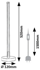 Rabalux 74165 - Lampada da tavolo LED NIVARO LED/8W/230V 3000K