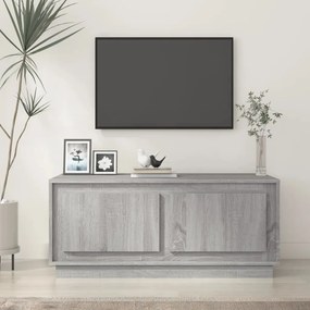 Tavolino da salotto grigio sonoma 102x50x44cm legno multistrato