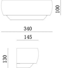 Deko-Light 341206 - Applique TWYNNDA 1xE14/40W/230V bianco