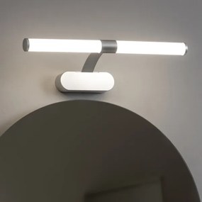 Brilagi - Lampada LED per specchio da bagno TUBEO, 6W/230V, 40 cm, IP44, argento