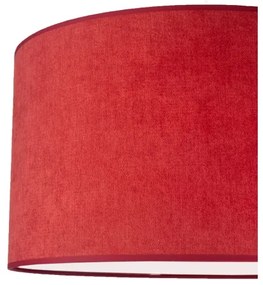 Duolla - Lampadario a sospensione con filo BRISTOL 1xE27/40W/230V diametro 45 cm rosso