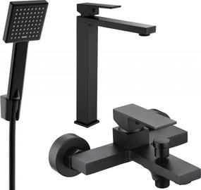 Mexen Uno R45 set bagno, nero - 71413R45-70