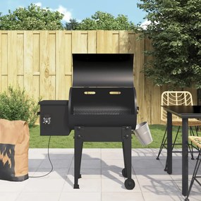 Griglia A Pellet Nero 94 Cm İn Ferro /