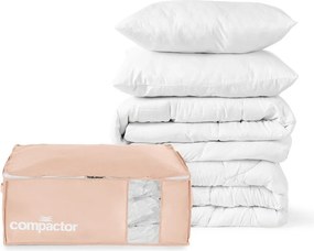 Organizer per vestiti sottovuoto in plastica 65x45x27 cm Pink Edition – Compactor