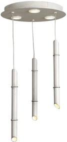 Arteluce - Sospensione LED 6 luci - Bamboo - 118/3+3S
