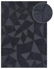 Tappeto in lana grigio 160x230 cm Shard - Flair Rugs