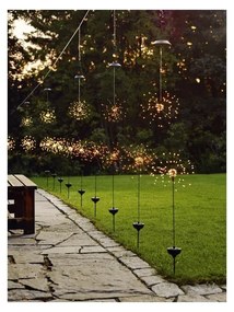 Lampada a sospensione solare a LED per esterni con LED bianchi, altezza 50 cm Firework - Star Trading