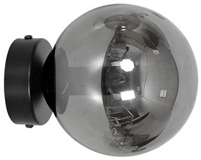 Paralume di ricambio per lampadario e applique ROSSI pr. 14 cm grigio/fumo