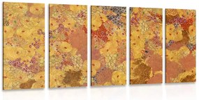 Quadri 5 pezzi – Astrazione nello stile di G. Klimt