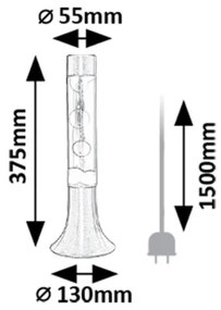 Rabalux 76026 - LED Lampada lava (lampada Astro) POPPILOL LED/25W/230V