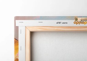 Quadro su tela – Elefante stiloso con imitazione di pittura