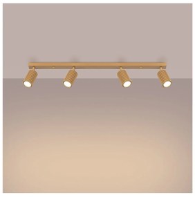 Faretto dorato 6,5x81 cm Gleam – Sollux