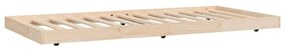 Giroletto 90x190 cm in legno massello di pino