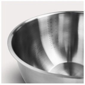 Set di ciotole argentate in acciaio inox 3 pz ø 24 cm Lucca 3.0 – FABINI