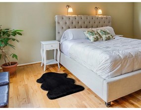 Tappeto nero , 60 x 90 cm Fox Liso - Universal