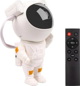 Retlux - Proiettore LED per bambini 230V astronauta 23,3 cm + telecomando