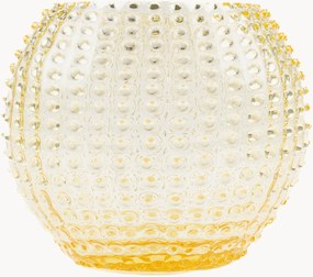 Vaso in vetro soffiato Opaline Hobnail