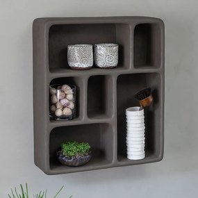 Scaffale a castello grigio scuro in pietra Art Studio - Mette Ditmer Denmark