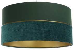 Lampadario a sospensione con filo TWIST 1xE27/60W/230V verde/oro