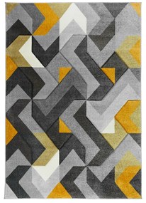 Tappeto giallo-grigio 160x230 cm Aurora - Flair Rugs