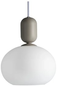 Nordlux - Lampadario a sospensione con filo NOTTI 1xE27/40W/230V grigio