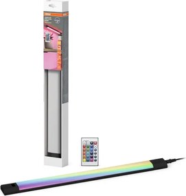 Osram - LED RGBW dimmerabile lampada sottopensile con sensore LINEAR EDGE LED/8W/230V nero + telecomando