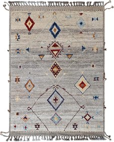 Tappeto 160x220 Nero (Pakistan) Annodato A Mano
