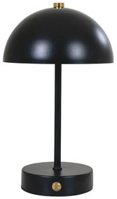 Lampada da tavolo a LED nero lucido (altezza 25 cm) Holt - House Nordic