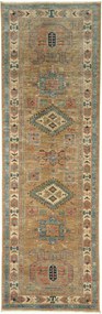 Kazak Tappeto orientale 80 x 250 Grigio (Pakistan) Annodato A Mano