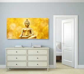 Quadro su tela – Statua dorata di Buddha