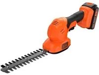 Tagliasiepi batteria black & decker bcss18d1 con cesoia erba