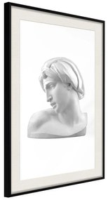 Poster  The Famous Artist  Cornice Quadri Cornice nera con pass-partout, Larghezza x Altezza Home decor 30x45