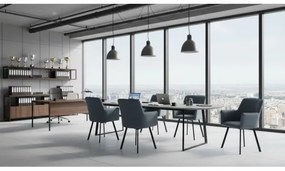 Sedia da pranzo AMELIA grigio