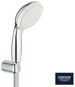Miscelatore vasca doccia cromo Grohe Eurosmart completo di doccetta