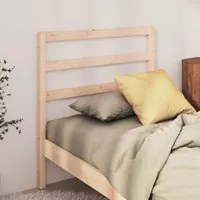 Testiera per Letto 95x4x100 cm in Legno Massello di Pino cod mxl 47437