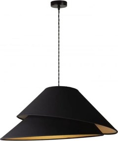 Duolla - Lampadario a sospensione con filo COCO 1xE27/40W/230V diametro 50 cm nero