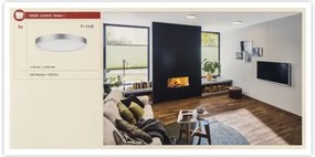 Paulmann 71023 - LED/22W Plafoniera ABIA 230V cromo opaco