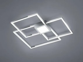 Plafoniera hydra led doppio quadrato + luce centrale dimmerabile  6...