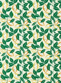 Scion Tapete St Clements - Lemon/ Tangerine