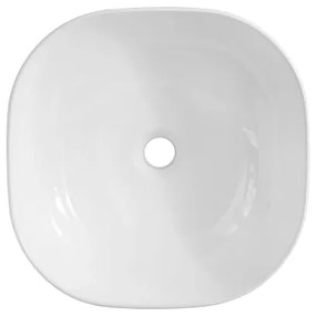 COMAD UM-6252 SMILE 40 DP - Lavabo da appoggio SMILE 41x41 cm bianco lucido