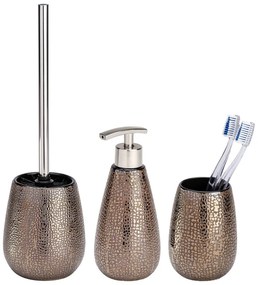 Set di accessori da bagno in ceramica color bronzo Marrakesh - Wenko