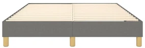 Giroletto a molle grigio scuro 140x190 cm in tessuto