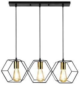 Lampada APP1132-3CP Black Gold
