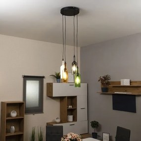 Globo 28048-4H - Lampadario su filo LEVITO 4xE27/8W/230V