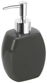 Dispenser sapone liquido da appoggio ceramica grigio